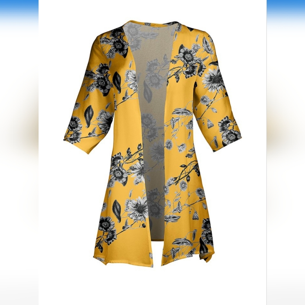 Half Sleeve Open Cardigan